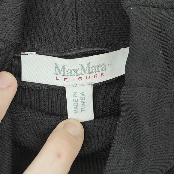 Max Mara Leisure Fantino Midi Knee Length Turtleneck Sleeveless Dress Size Large - Picture 9 of 14